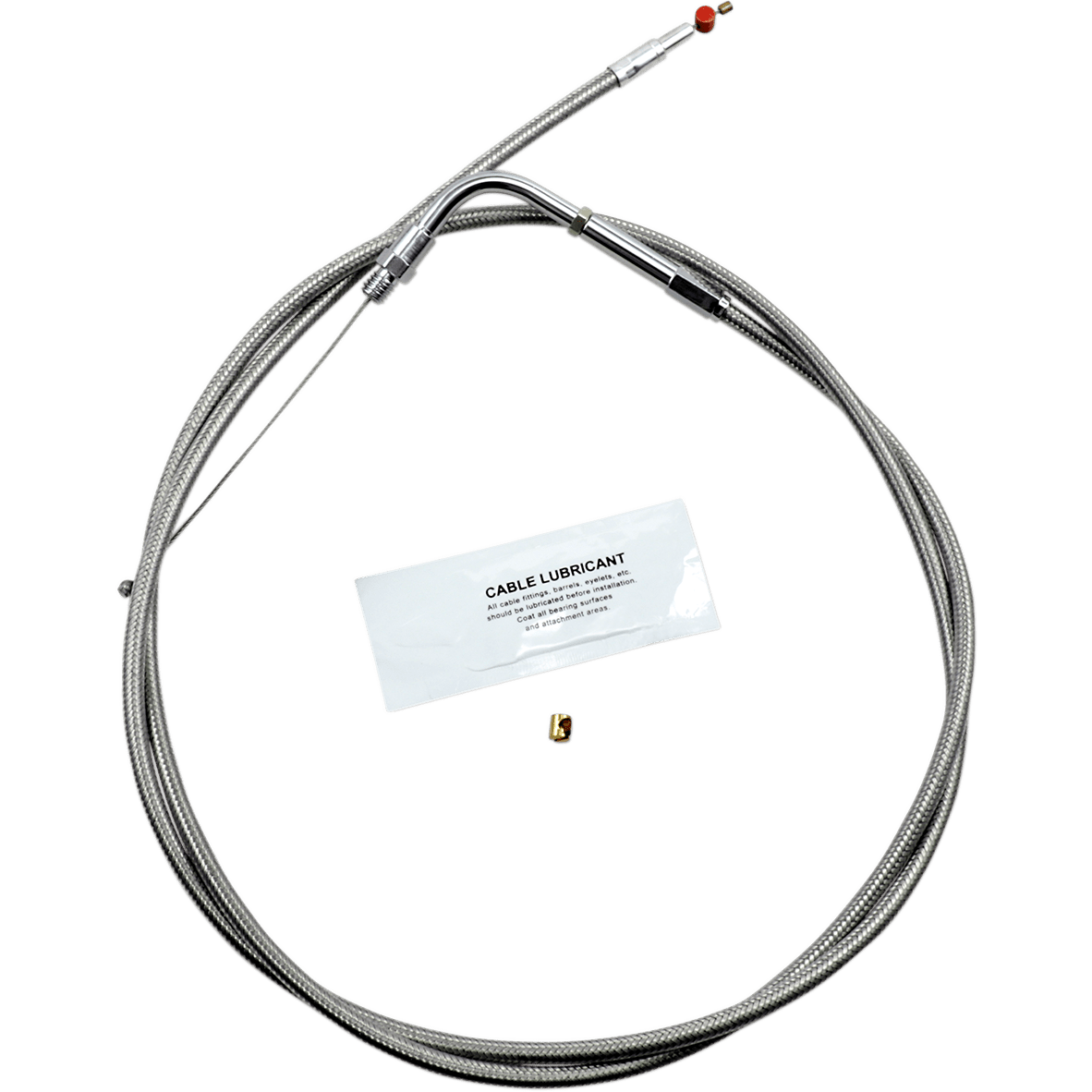 BARNETT Throttle Cable +12" Stainless Steel