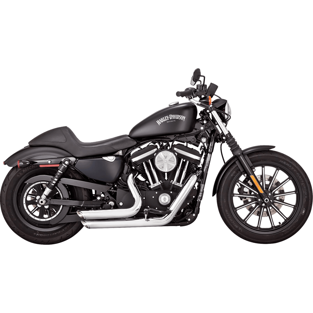 VANCE & HINES Shortshots Staggered Exhaust System Chrome 18319