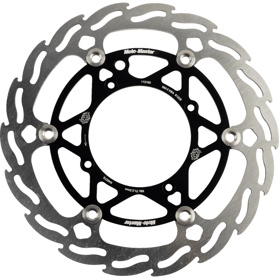 MOTO-MASTER Brake Rotor Front Flame 112160PU