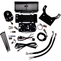 ULTRACOOL Oil Cooler Kit Flat Black Dyna DY1F