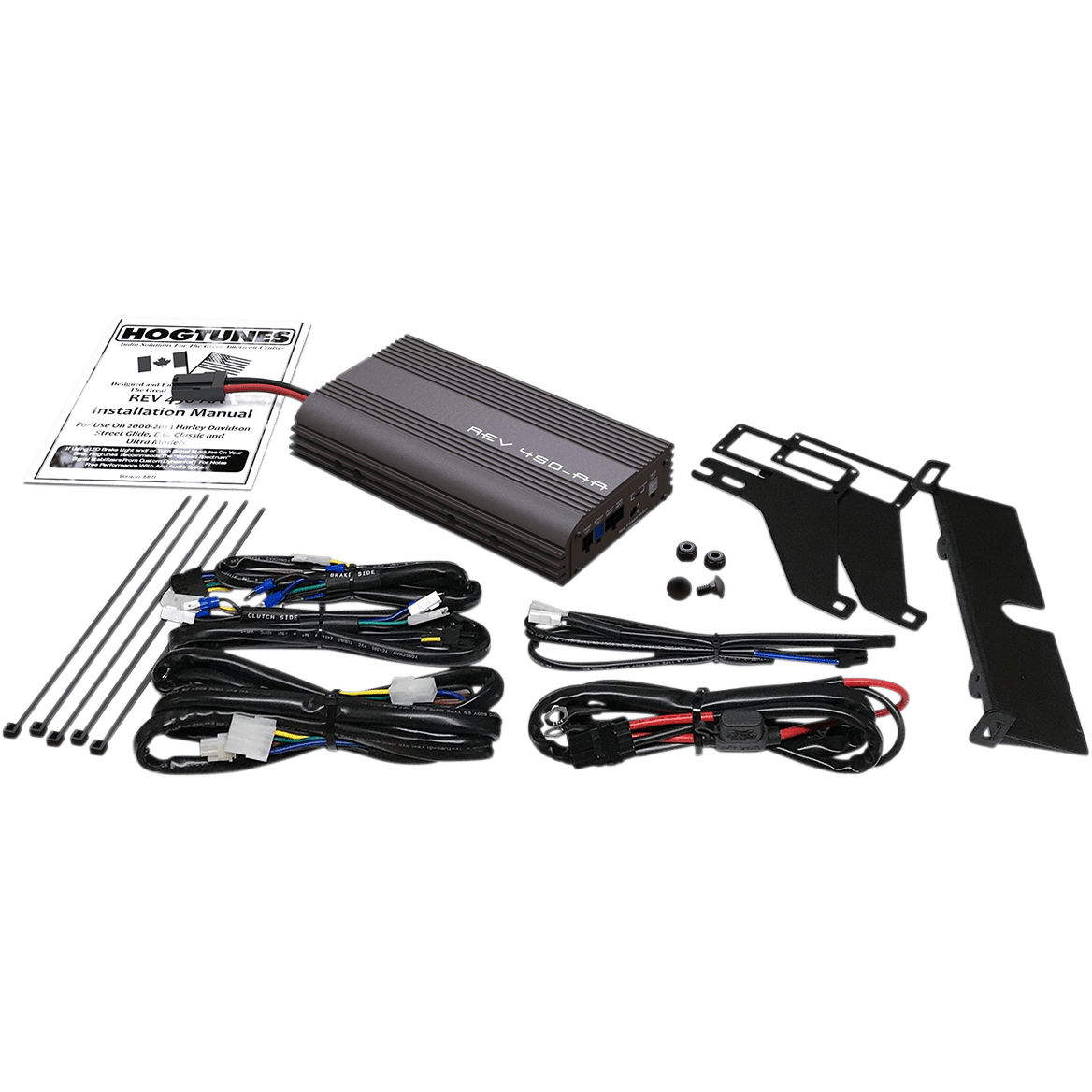 HOGTUNES 4-Channel Amplifier Kit '98-'13 FLTR REV 450AA