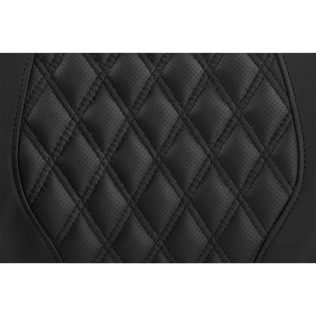 SADDLEMEN Tour-Pak® Backrest Pad RoadSofa Lattice Stitched Seat Black FL '14-'23 81407TPACKLS