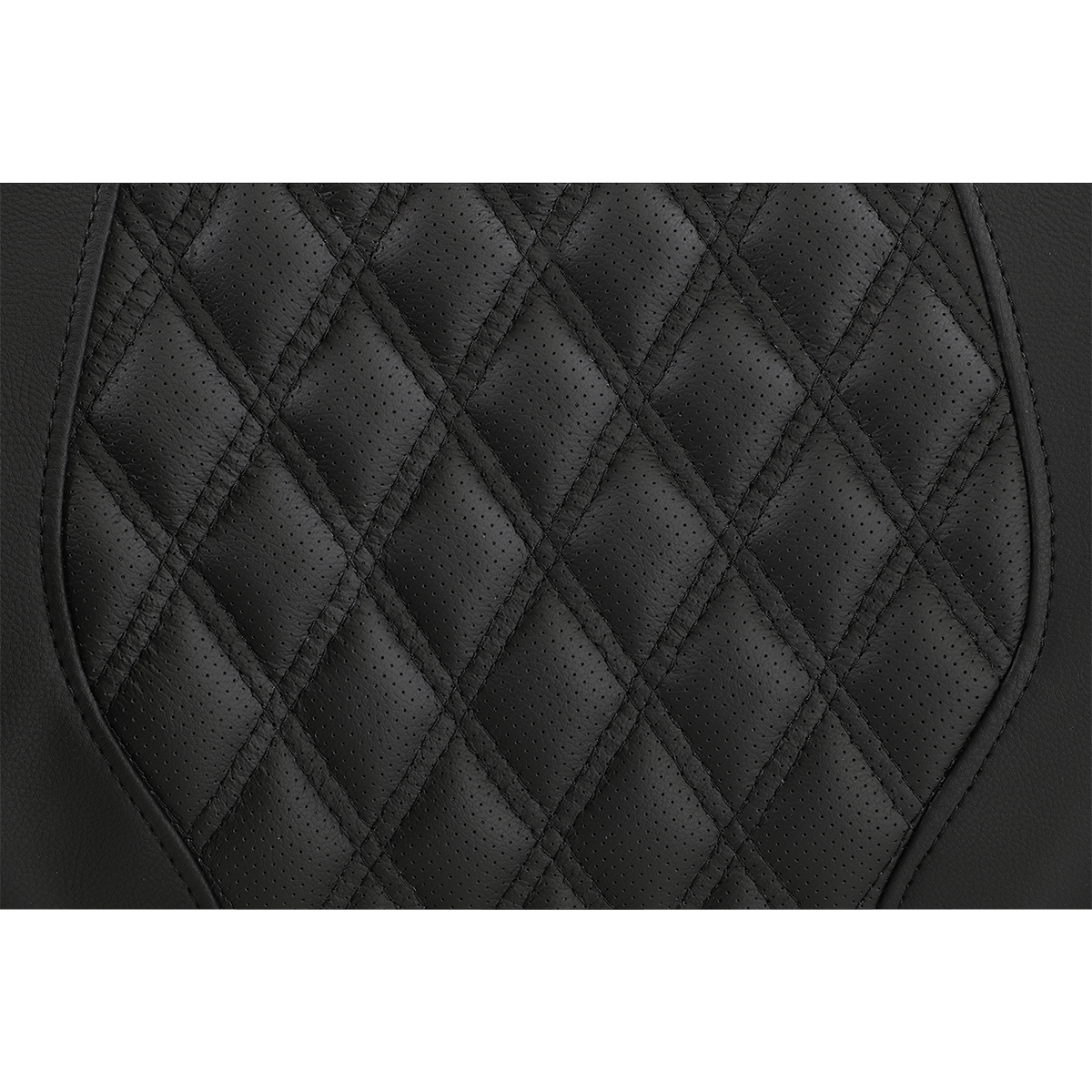 SADDLEMEN Tour-Pak® Backrest Pad RoadSofa Lattice Stitched Seat Black FL '14-'23 81407TPACKLS