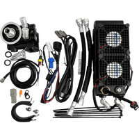 ULTRACOOL Oil Cooler Kit Naked Black Indian IN1N