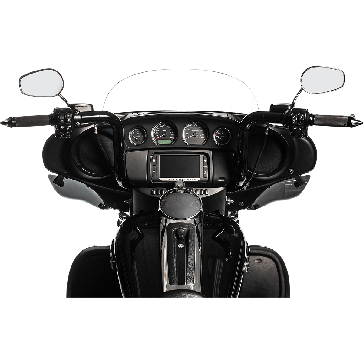 FAT BAGGERS INC. Handlebar Rounded Top 14" Black 803014B