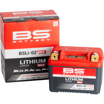 BS BATTERY Lithium Max Battery BSLi-02 360115