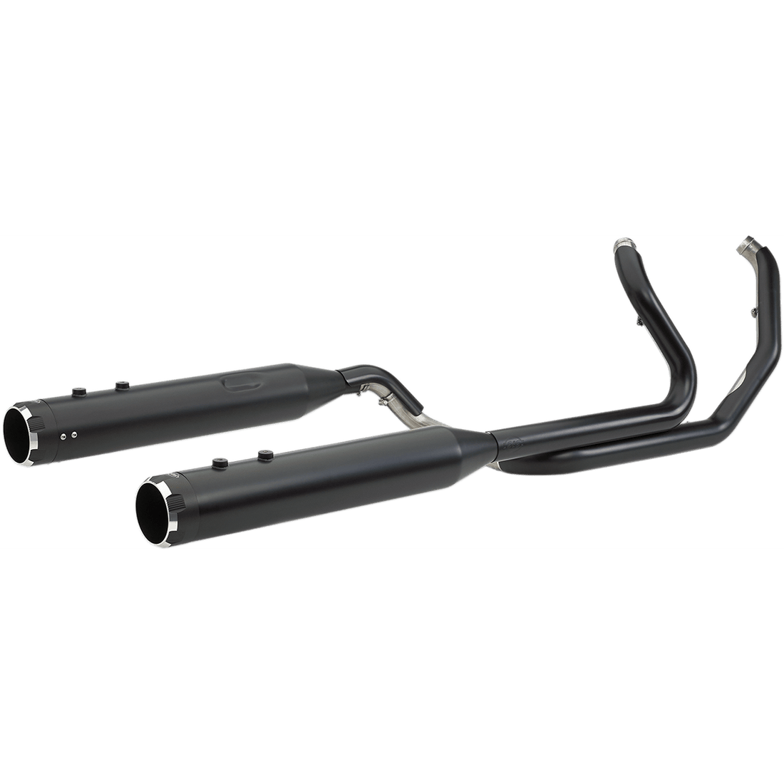 S&S CYCLE El Dorado Dual Exhaust System Black Black Thruster 5500700C