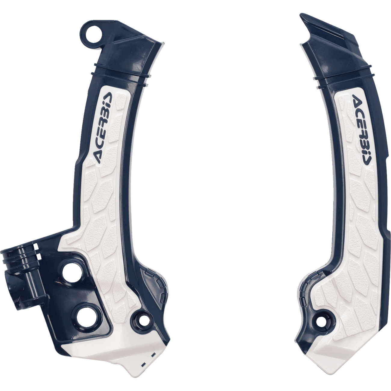 ACERBIS X-Grip Frame Guards Blue/White Husqvarna