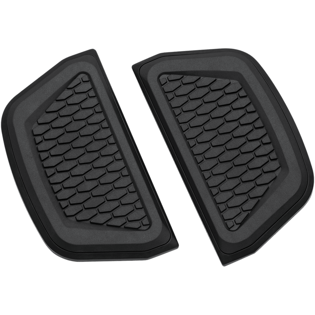 KURYAKYN Passenger Hex Floorboard Inserts Black 5903