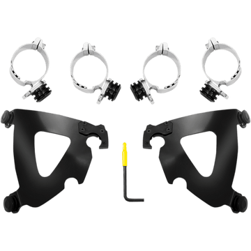 MEMPHIS SHADES Road Warrior Mounting Kit Black FXLR MEB2035