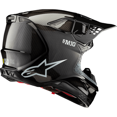 ALPINESTARS Supertech M10 Helmet Solid MIPS® Gloss Black Carbon XL 83003231188XL