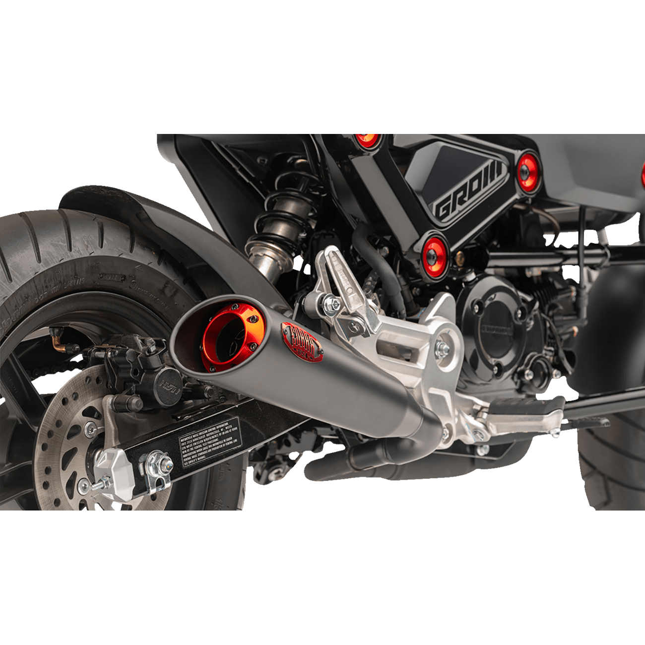 COBRA Red Tip Slip-On Muffler Grom 1137BR