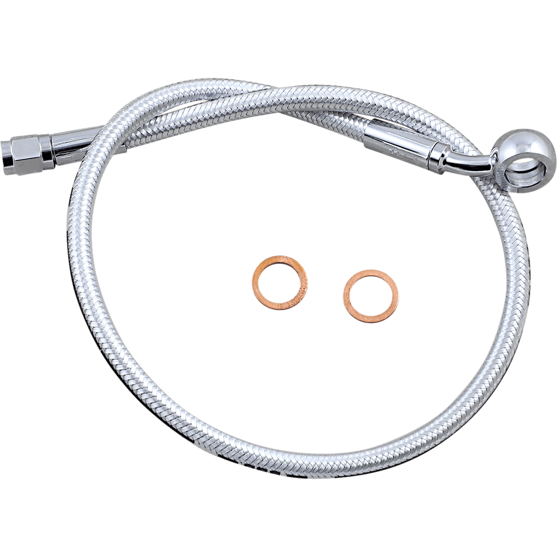 MAGNUM SHIELDING Brake Line 12mm-35° 22" Sterling Chromite II AS378122