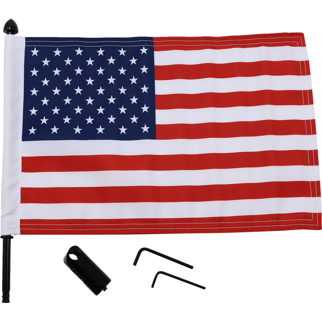 PRO PAD Luggage Rack Flag Mount 5/8" Round With 10" X 15" Flag BRFMRDHB5815