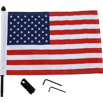 PRO PAD Luggage Rack Flag Mount 5/8" Round With 10" X 15" Flag BRFMRDHB5815