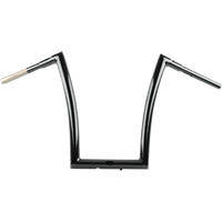 TODD'S CYCLE Handlebar 1-1/2" Strip 17" Gloss Black Touring 06015204