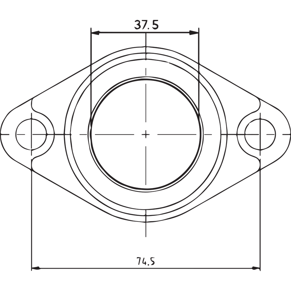 KIMPEX Carburetor Mounting Flange Polaris