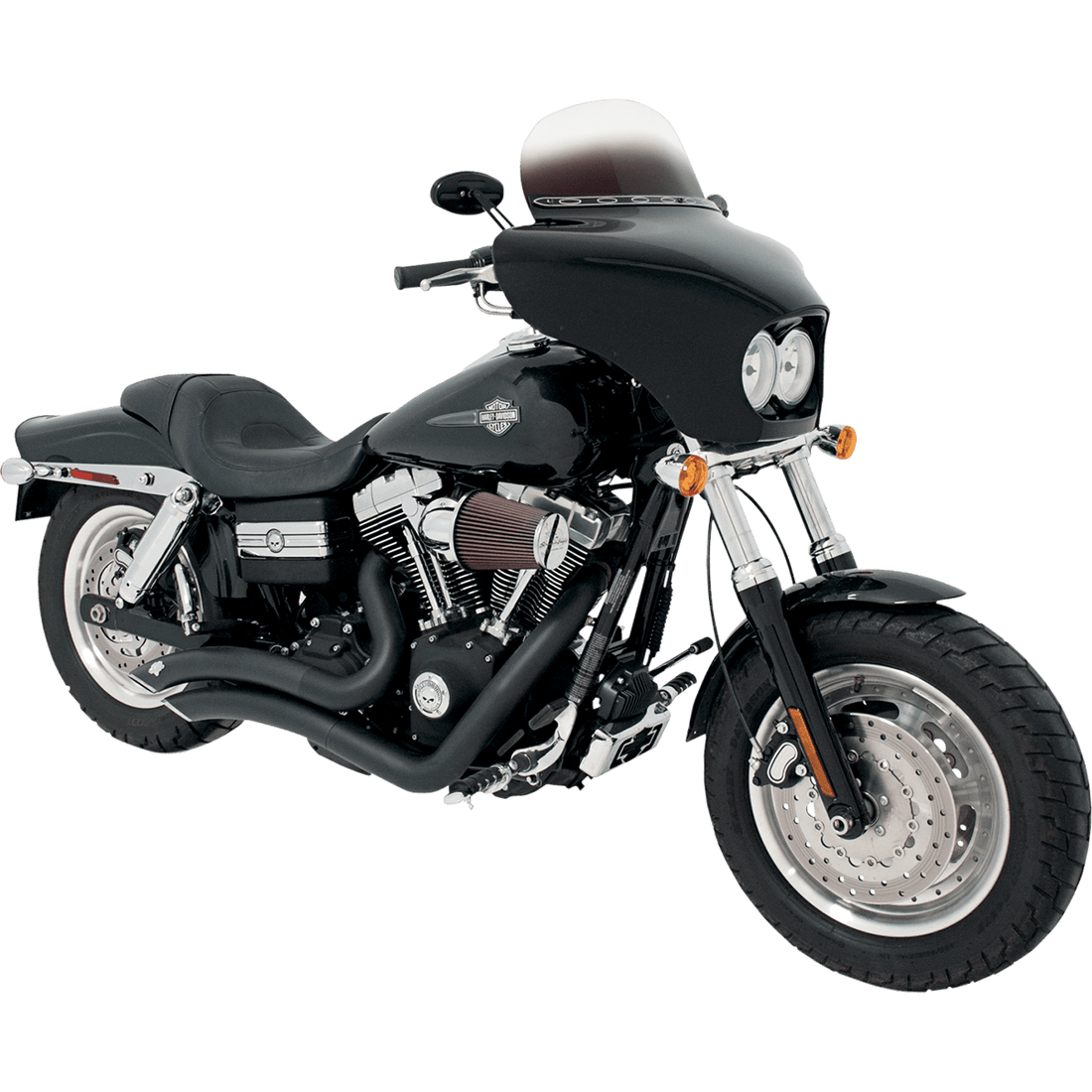 MEMPHIS SHADES Batwing Fairing Fat Bob