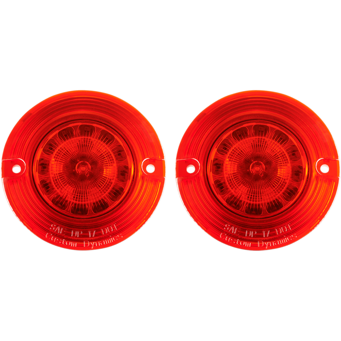 CUSTOM DYNAMICS Flat Signal Insert 1156 Red PBR1156T