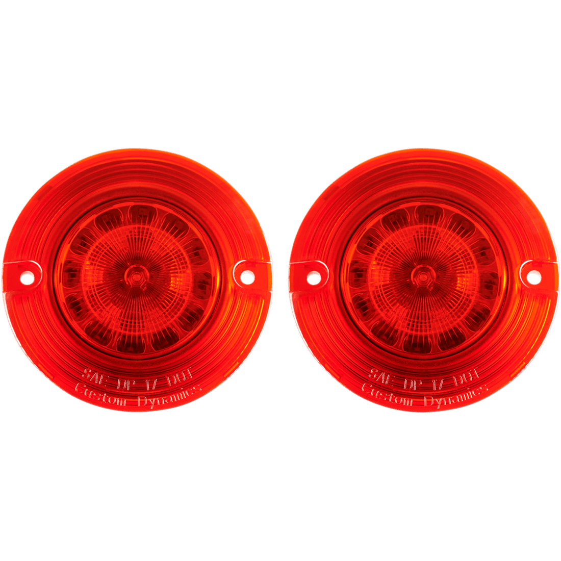 CUSTOM DYNAMICS Flat Signal Insert 1156 Red PBR1156T