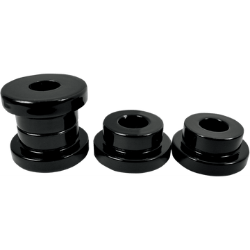 LA CHOPPERS Riser Bushings Solid Black