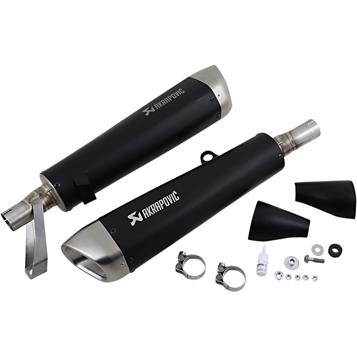 AKRAPOVIC Street Twin Mufflers Titanium ST9SO2HCQTBL