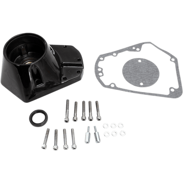 DRAG SPECIALTIES Cam Cover Gloss Black EVO Big Twin