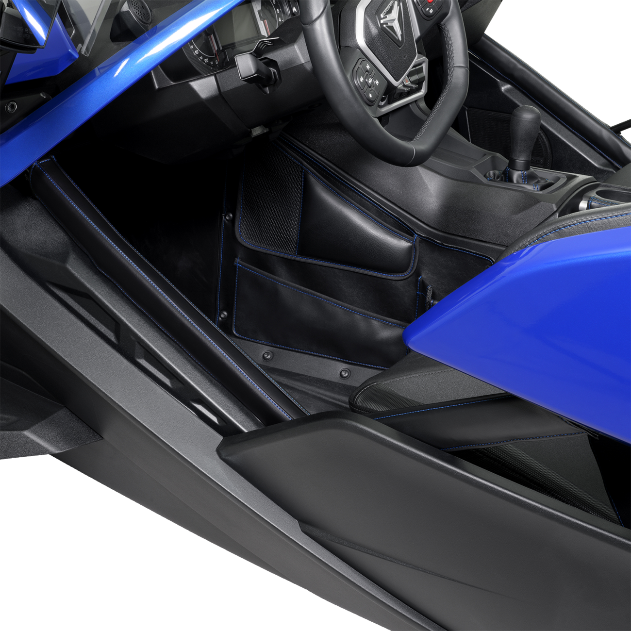 SHOW CHROME Frame Tube Cover Blue Slingshot H4411BLU