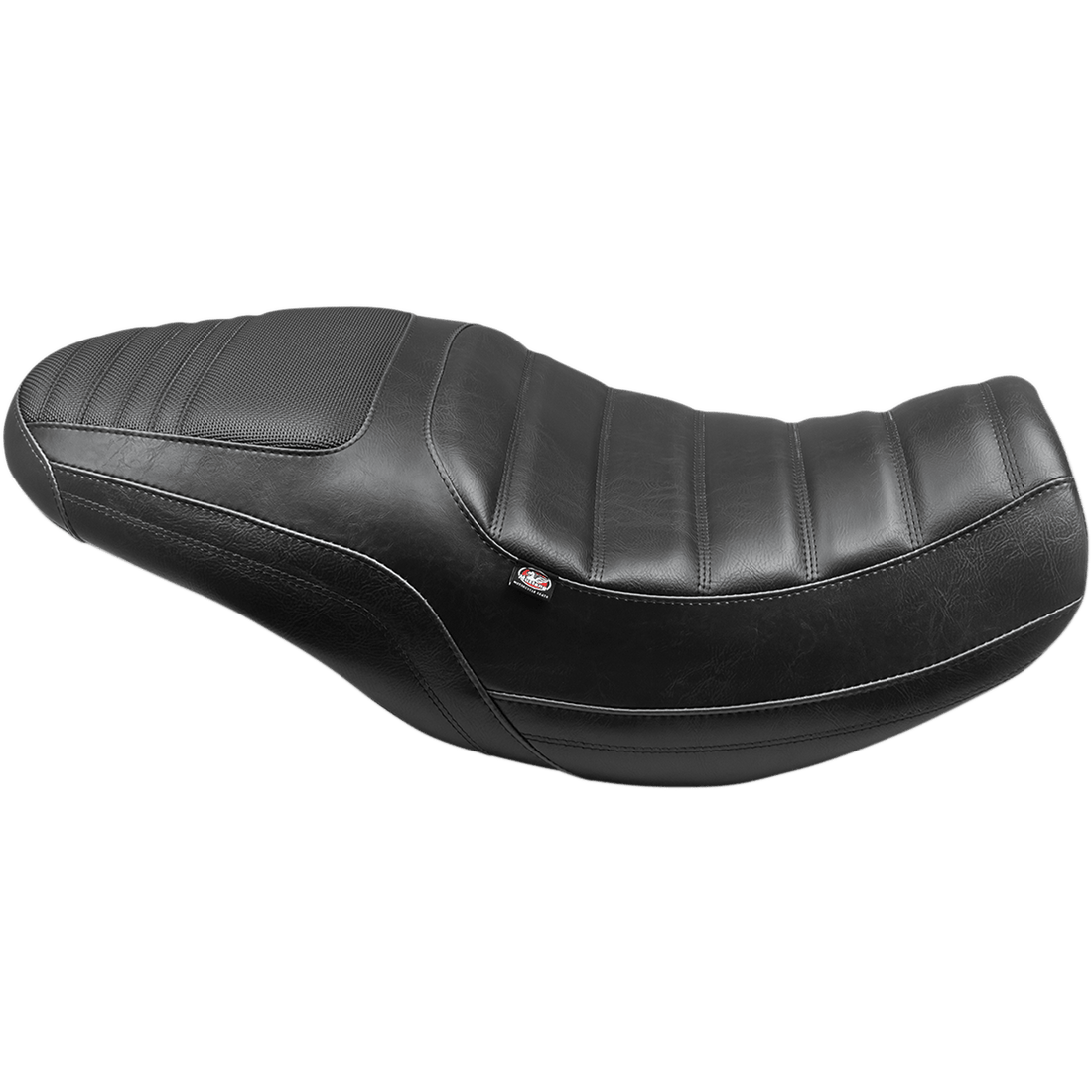 MUSTANG Seat Tripper Fastback™ Front Tuck-n-Roll/Rear Gripper Black Ducati Scrambler 76320