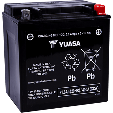 YUASA AGM Battery YTX20H YUAM72RBH