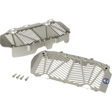MOOSE RACING Billet Radiator Guards Silver Gas Gas/Husqvarna/KTM 121116