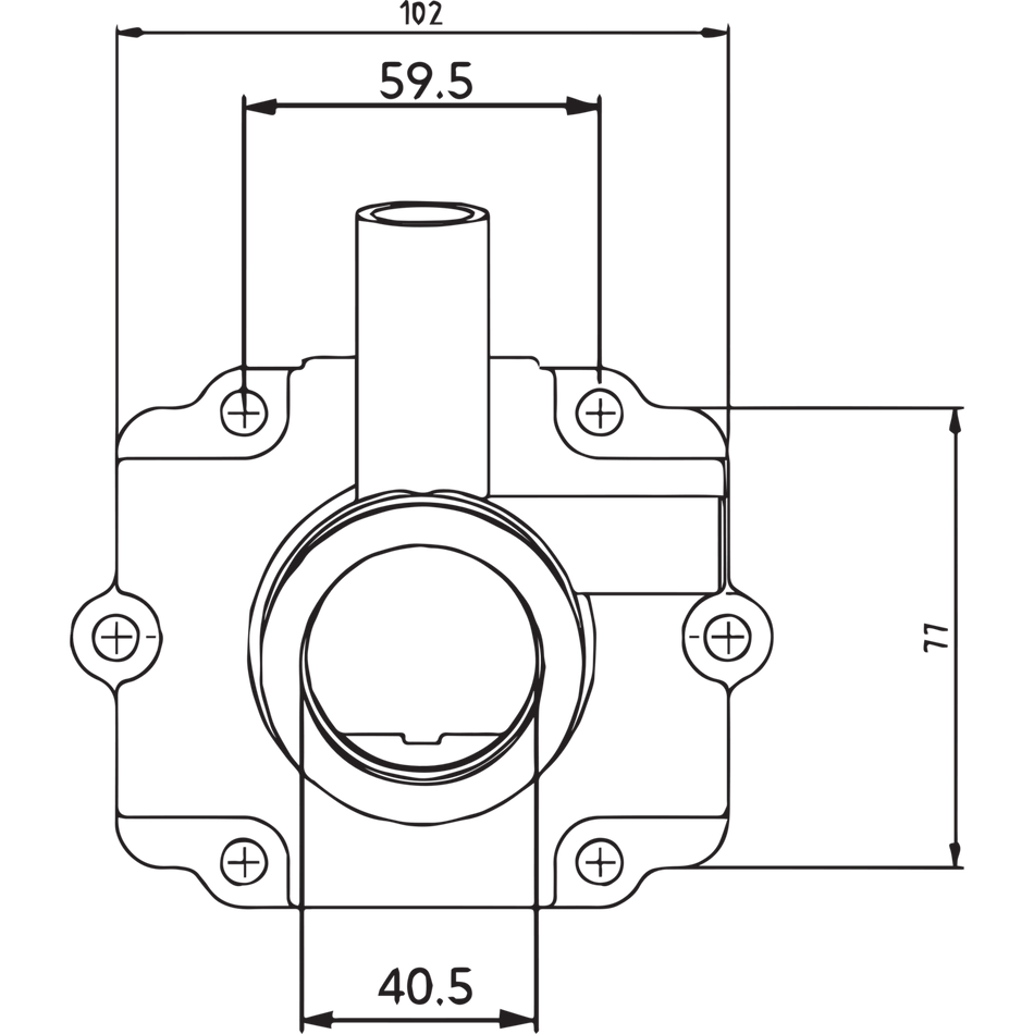 KIMPEX Carburetor Mounting Flange Polaris