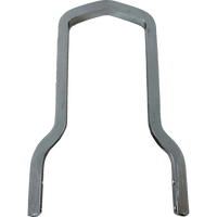 DRAG SPECIALTIES Square Sissy Bar Chrome 10" H x 7.5" W