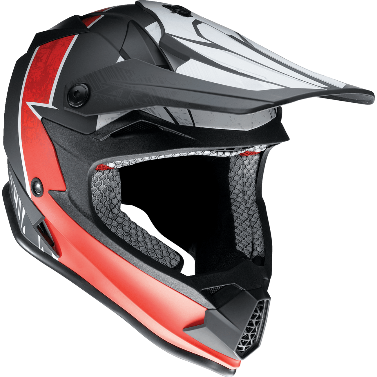 Z1R Youth F.I. Helmet Fractal MIPS® Matte Black/Red Small