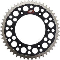 RENTHAL Twinring™ Rear Sprocket 48 Tooth Black 154052048GPBK