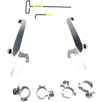 MEMPHIS SHADES Sportshield Trigger-Lock Mounting Kit Polished XL883 MEK2000