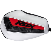 ROX SPEED FX Handguards Generation 3 Flex-Tec Black/White/Red FT3HGBWR