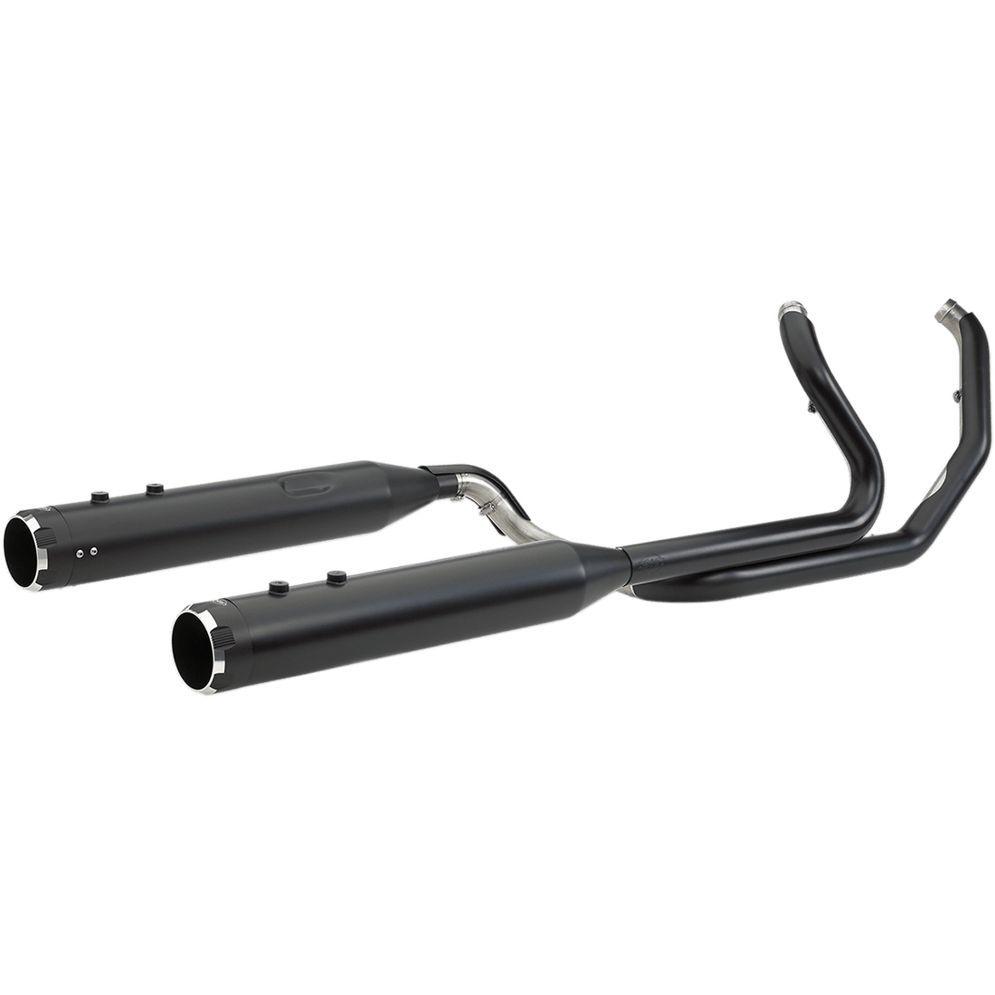 S&S CYCLE El Dorado Dual Exhaust System Black Black Thruster 5500679B