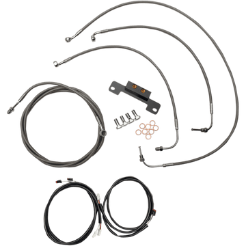 LA CHOPPERS Cable Kit 15" 17" Handlebars Stainless LA8055KT316