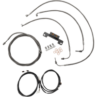 LA CHOPPERS Cable Kit 18" 20" Handlebars Stainless LA8055KT319