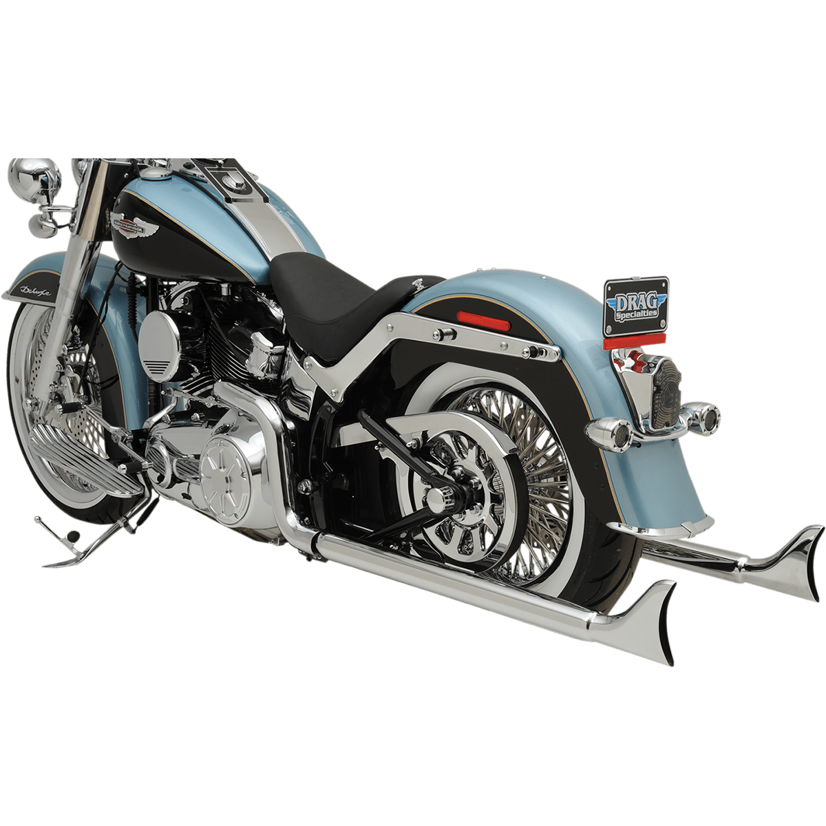 BASSANI XHAUST Fishtail Exhaust 36" Softail 1S46E36