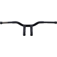 LA CHOPPERS Handlebar Kage Fighter One Piece Bent 8" Black LA733808B