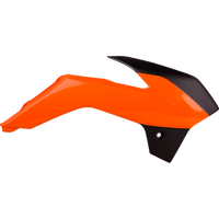 POLISPORT Radiator Cover Orange/Black SX 85