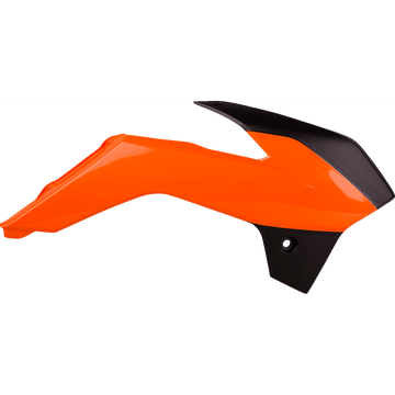 POLISPORT Radiator Cover Orange/Black SX 85