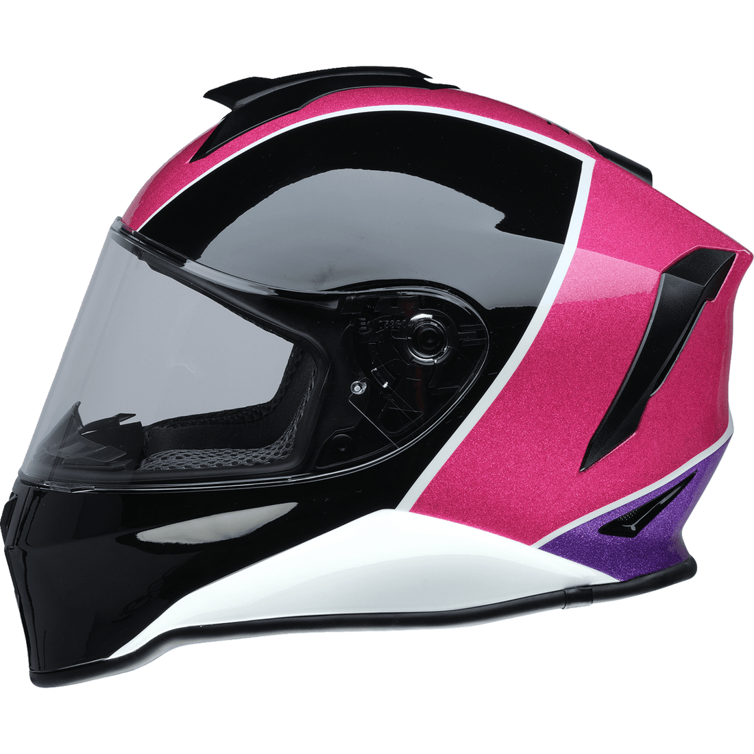 Z1R Youth Warrant 2.0 Helmet Fresh Pow Pink/Purple Large