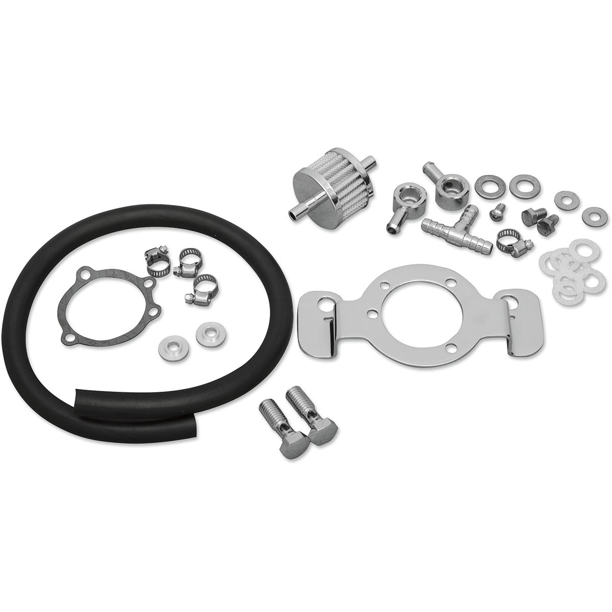 DRAG SPECIALTIES Crankcase Breather with Support Bracket Kit Sportster