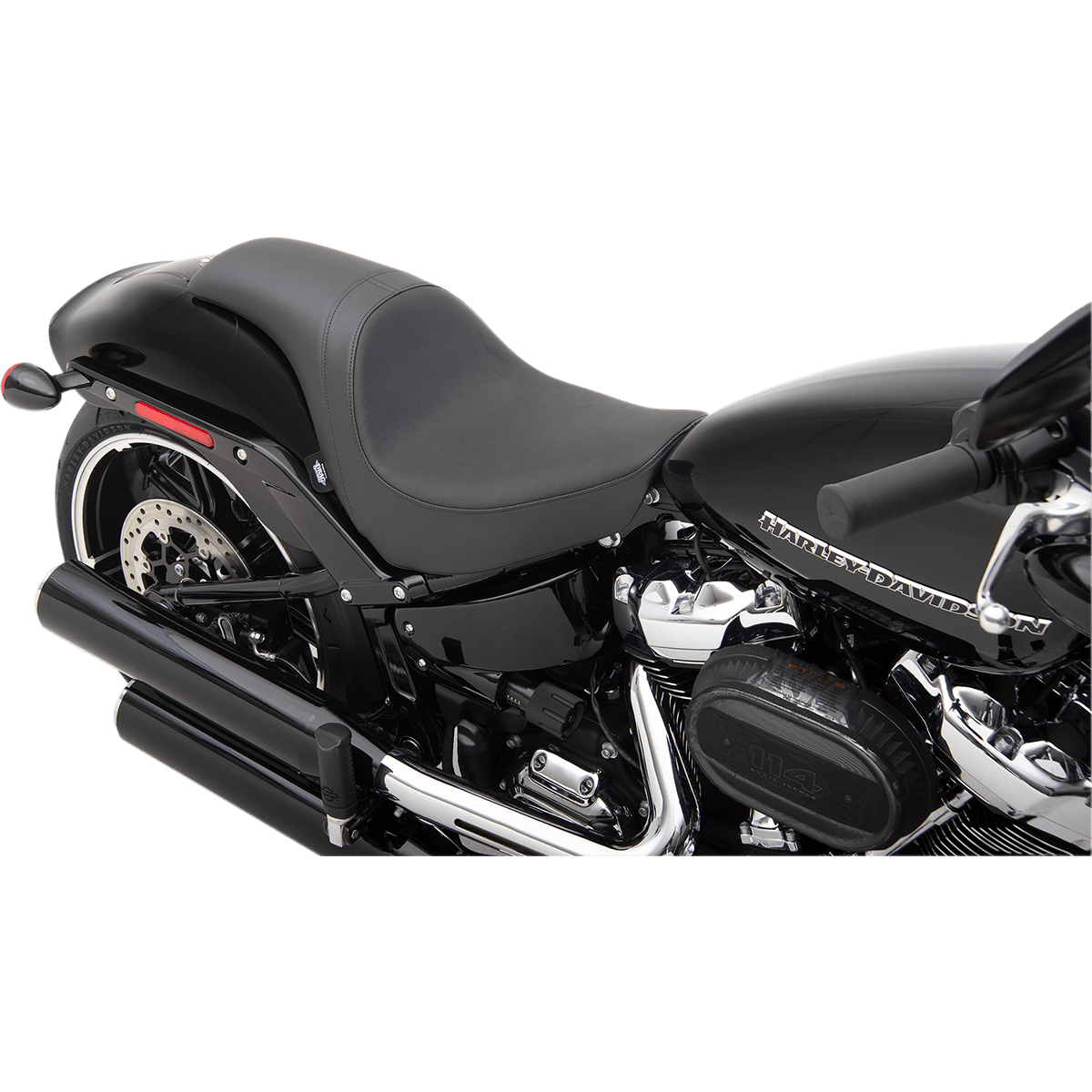 DRAG SPECIALTIES Predator Seat Smooth Vinyl FXBR/S '18-'22