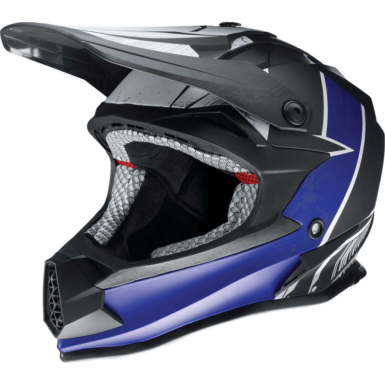 Z1R Youth F.I. Helmet Fractal MIPS® Matte Black/Blue Small