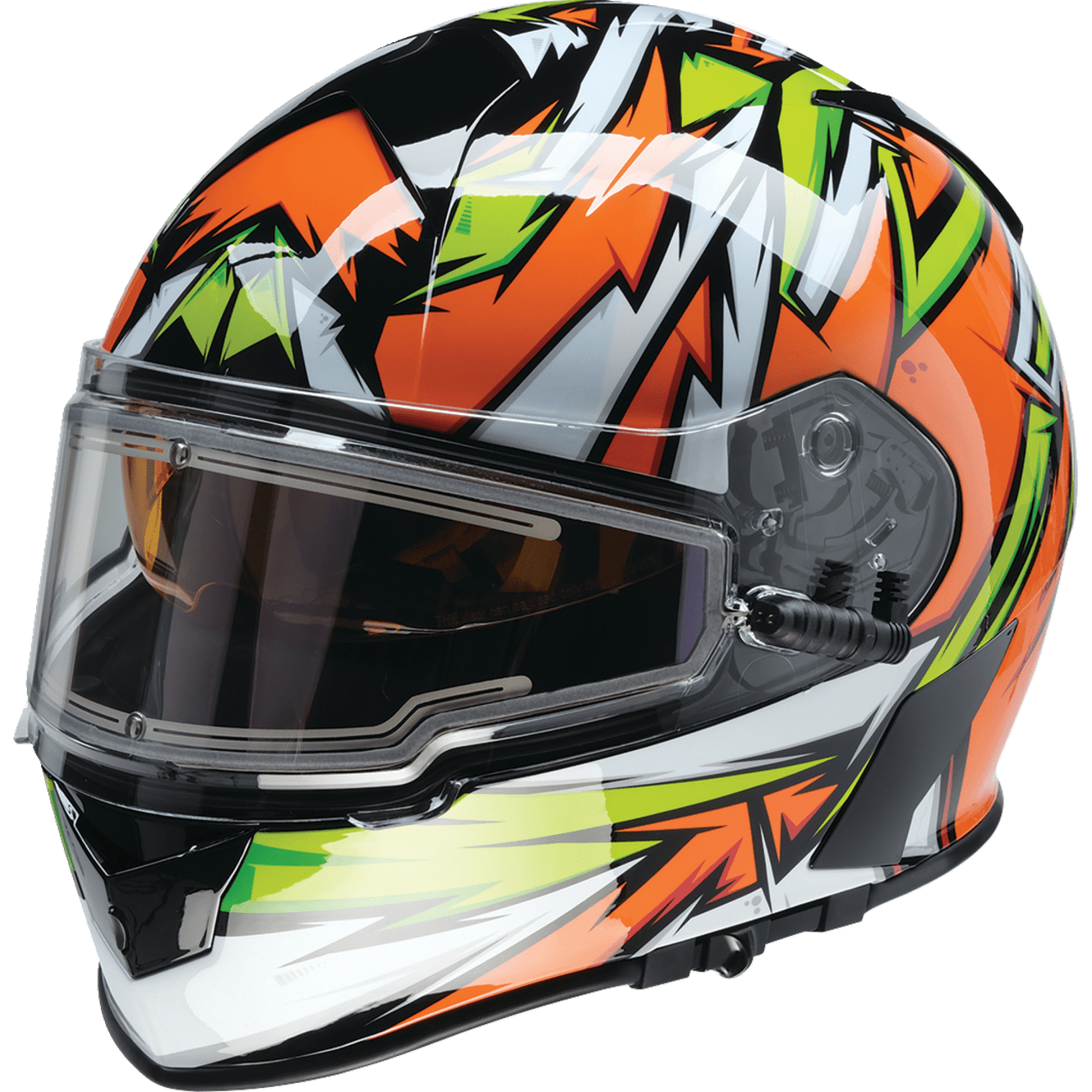 Z1R Warrant Helmet Neuron Orange/Green Medium