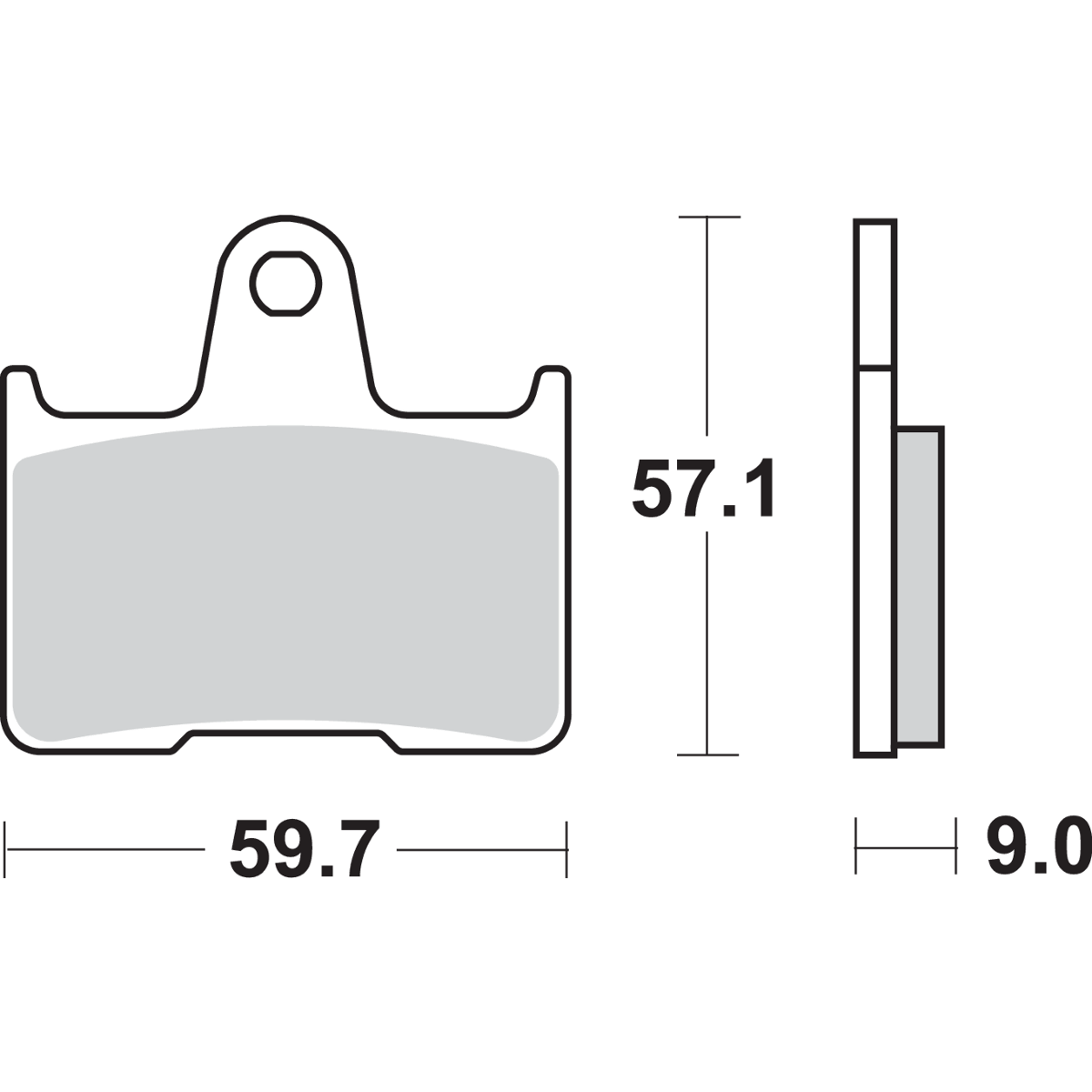 SBS LS Brake Pads GSX-R 765LS